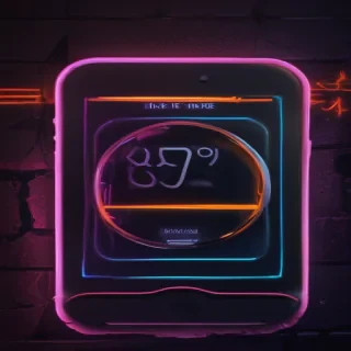 lock screen neon wallpaper iphone