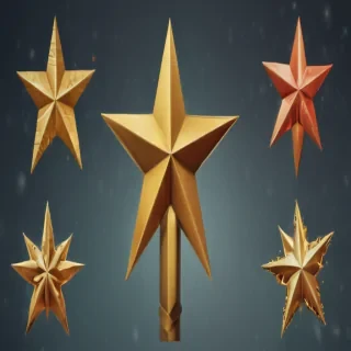 christmas stars clipart