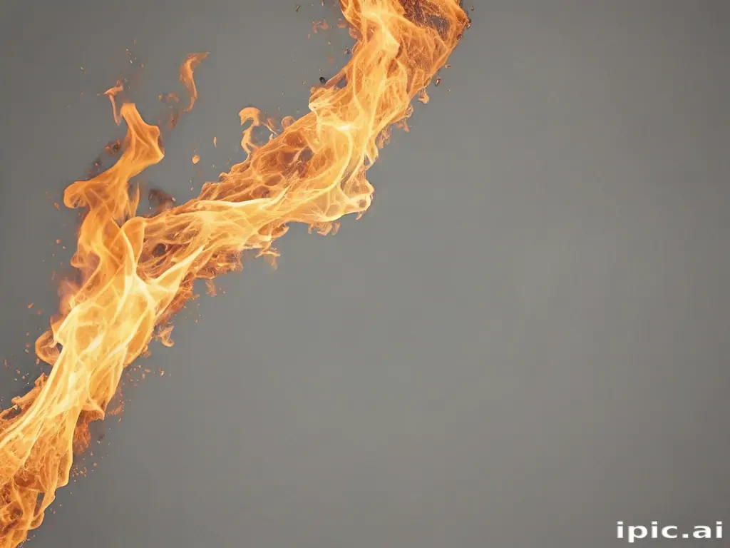 fire clear background