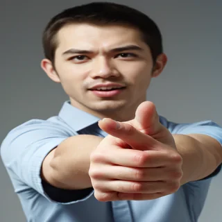 pointing finger png