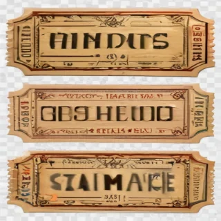 ticket clipart