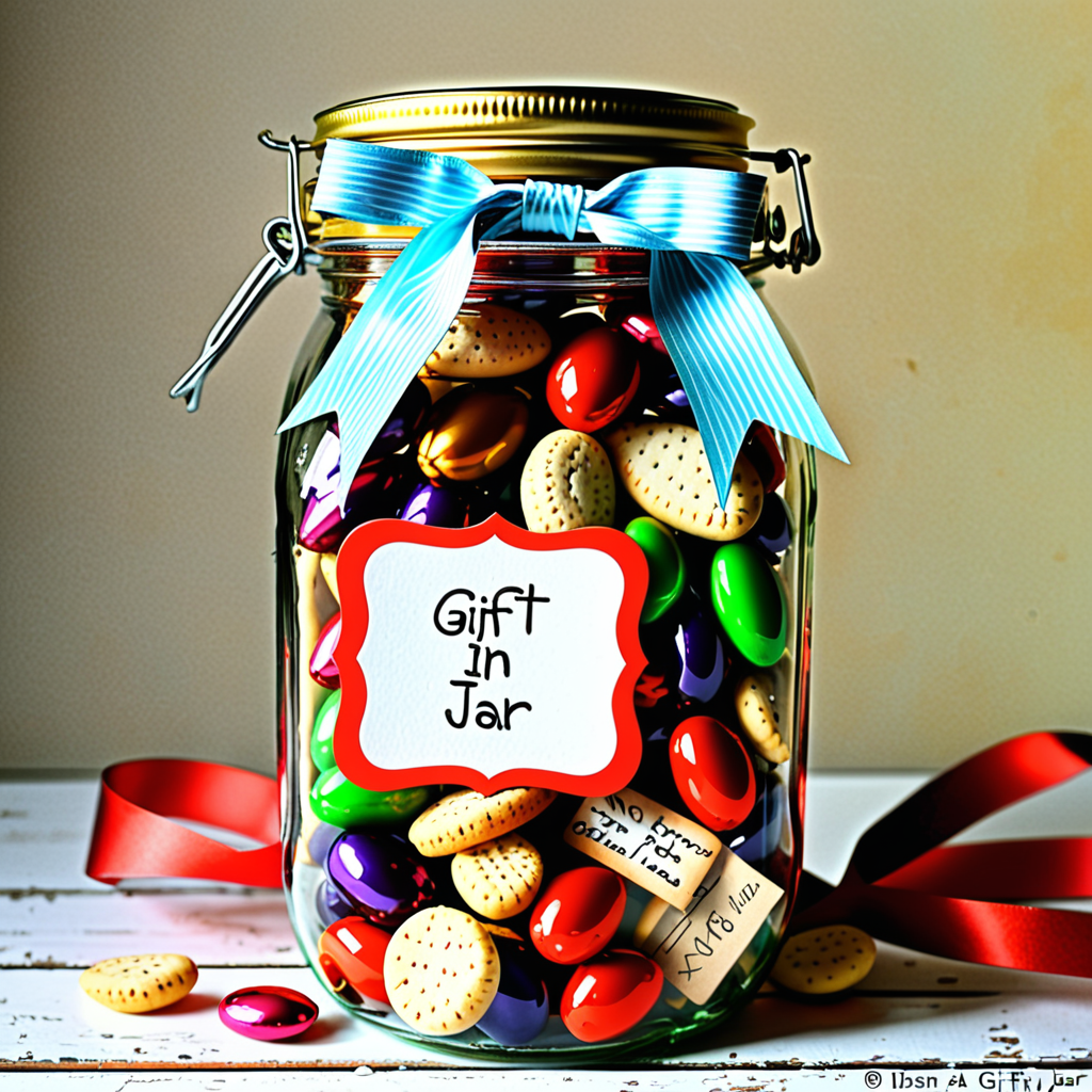 gift in a jar ideas not food