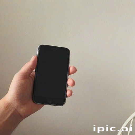 hand holding a phone