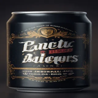 beer can mockup