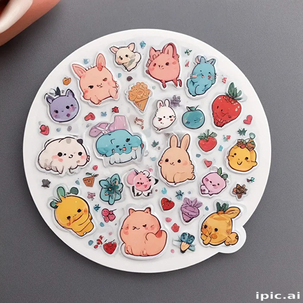 transparent cute stickers