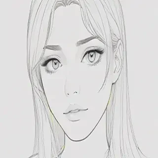 transparent line art