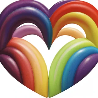 rainbow heart png