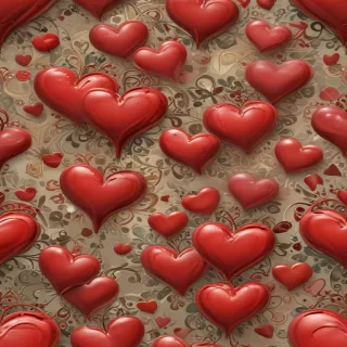 aesthetic hearts wallpaper