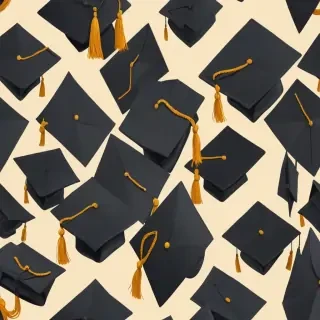 grad hat png