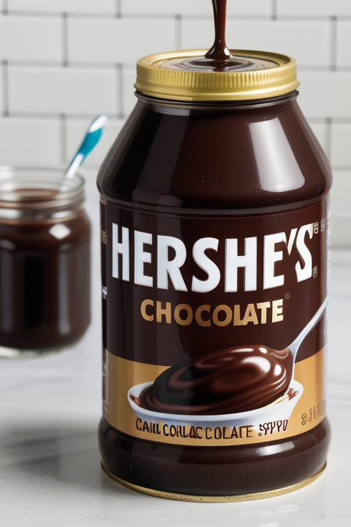 hershey chocolate syrup in the can