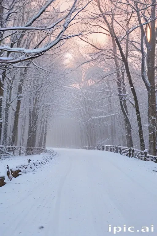 winter zoom background
