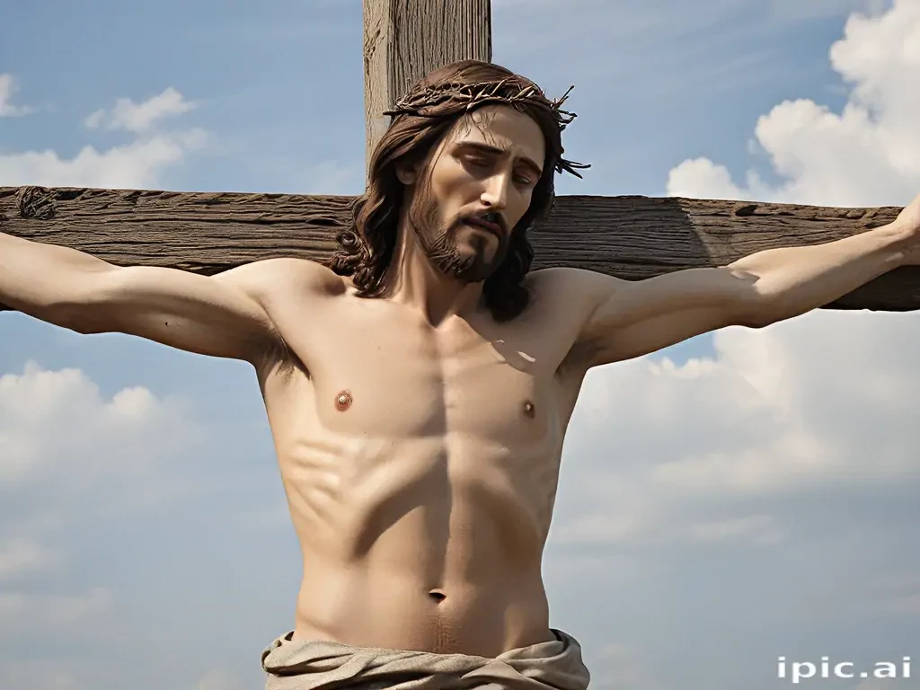 pics of jesus on the cross