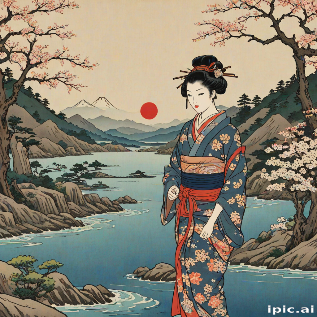 ukiyo e wallpaper
