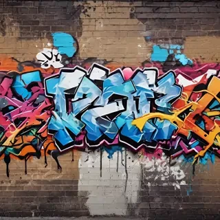 graffiti art background