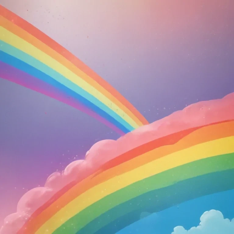 cute rainbow background