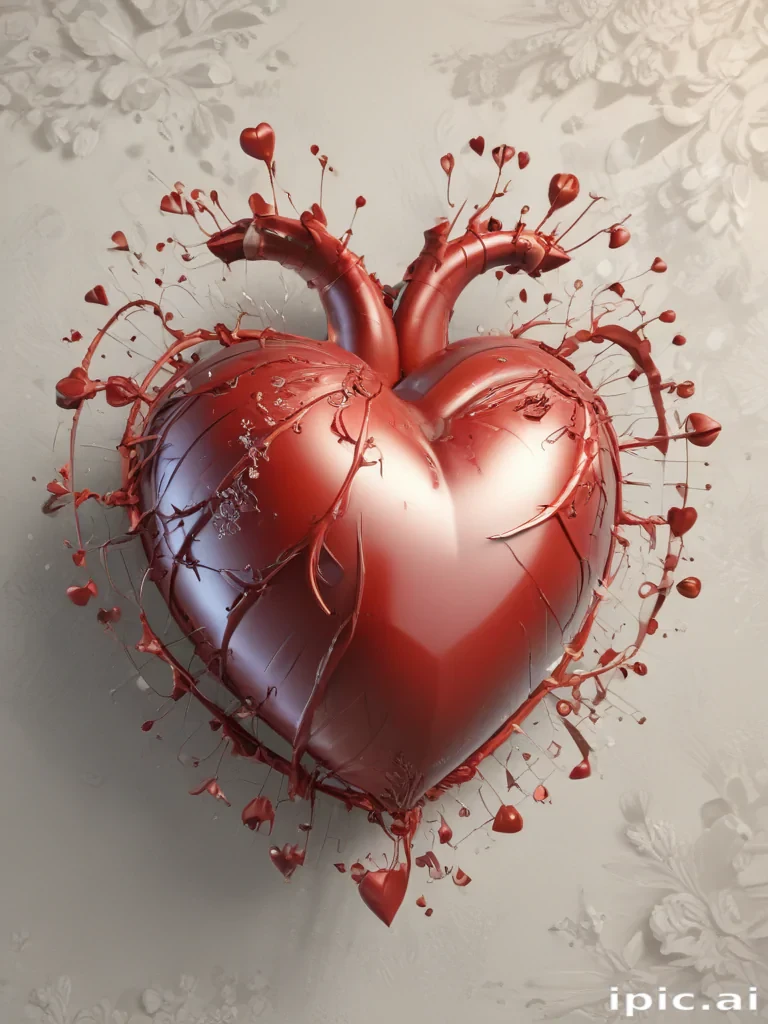 wallpaper 3d heart