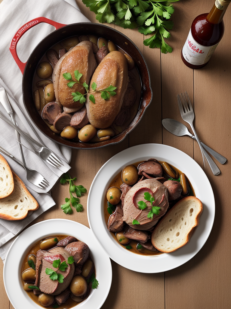 what to have with coq au vin