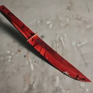 bloody knife aesthetic