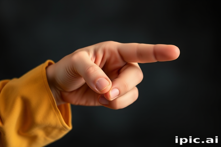 finger pointing png