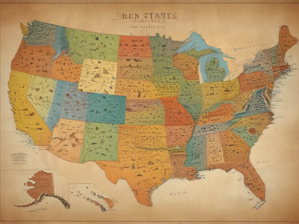 map of states