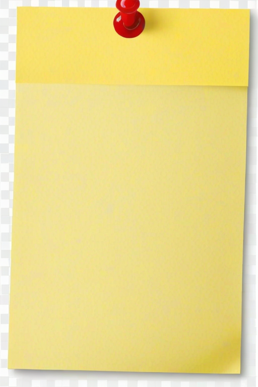 sticky note with transparent background