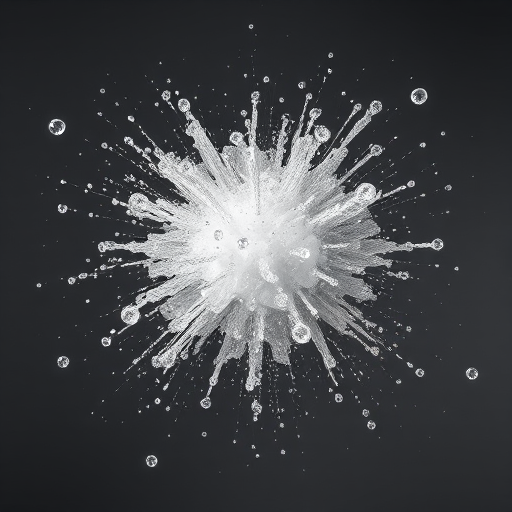 transparent explosion