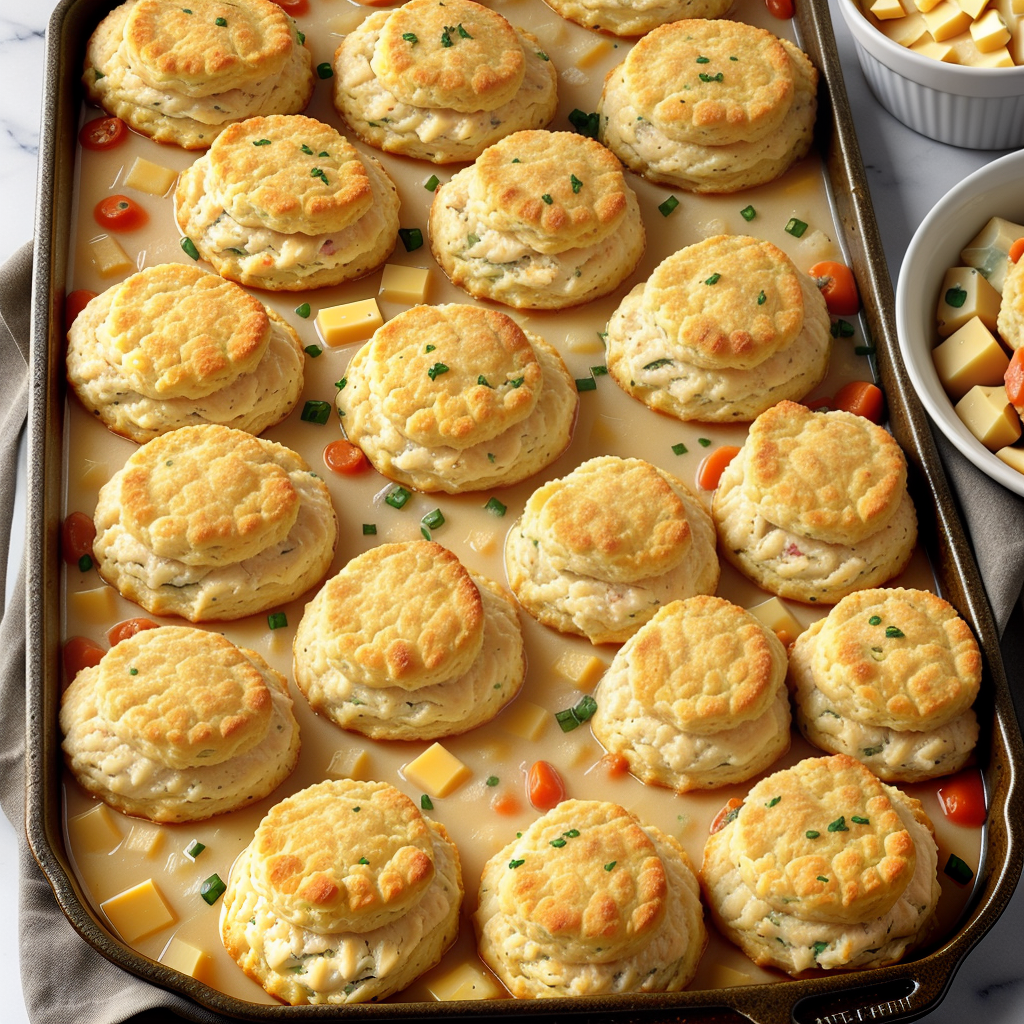 chicken cobbler cheddar bay biscuits