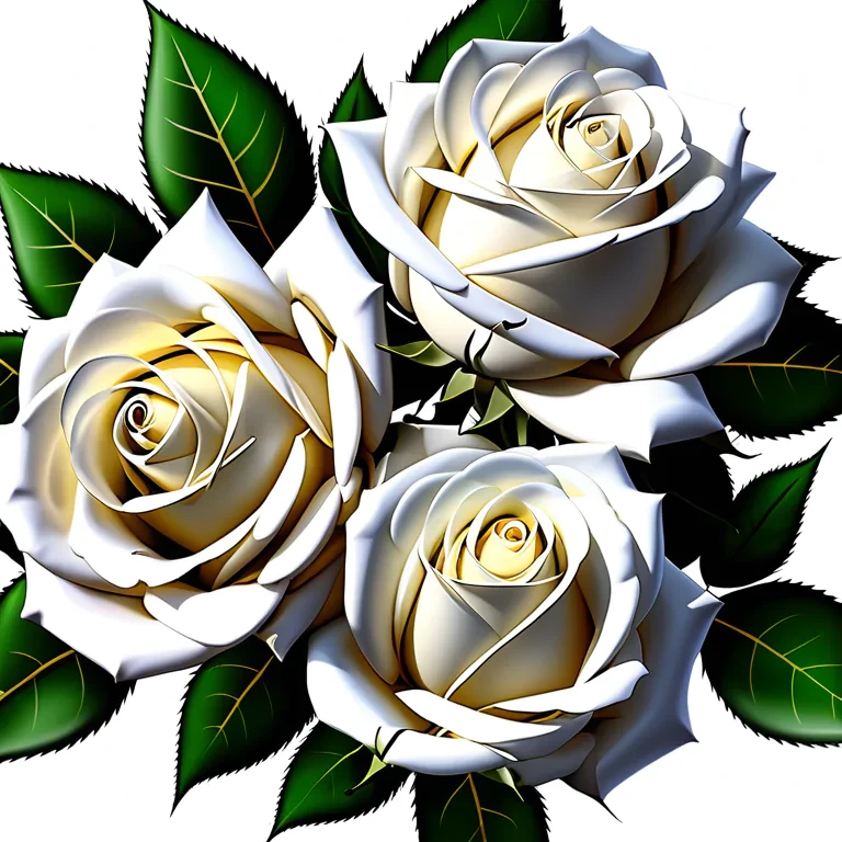 white roses png