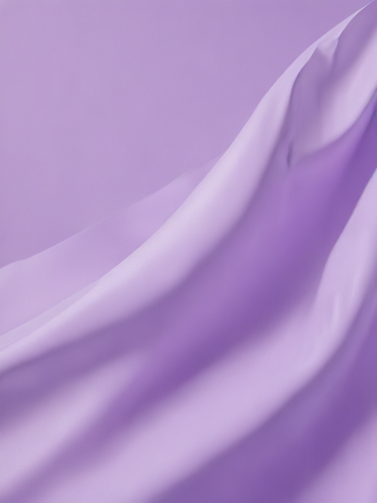 Elegant Flow of Soft Lavender Fabric Draped Gracefully Across a Surface