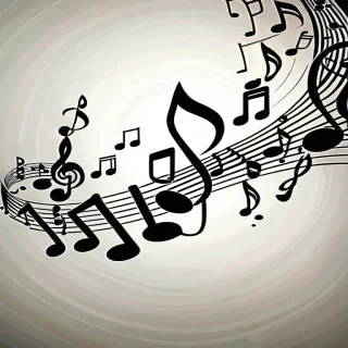 notes music background