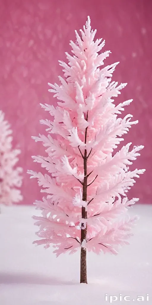 pink winter background