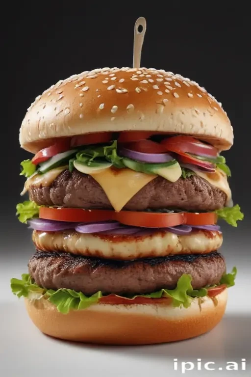 burger clipart black and white
