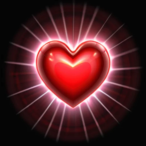 glowing heart png