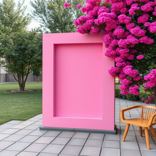 pink frame png