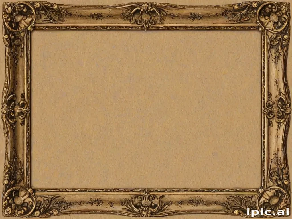 antique frame png