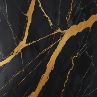 black and gold marble