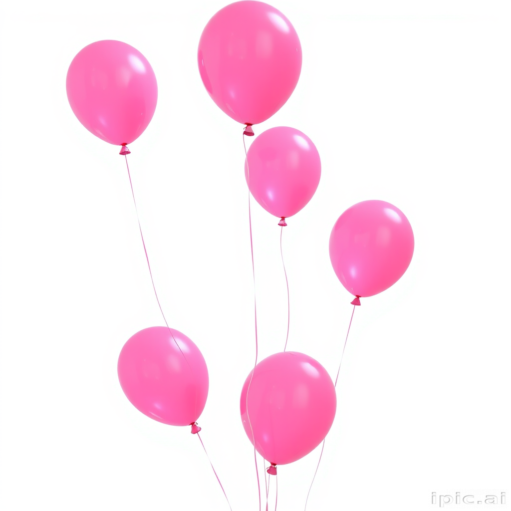 pink balloons png