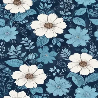 flower background blue