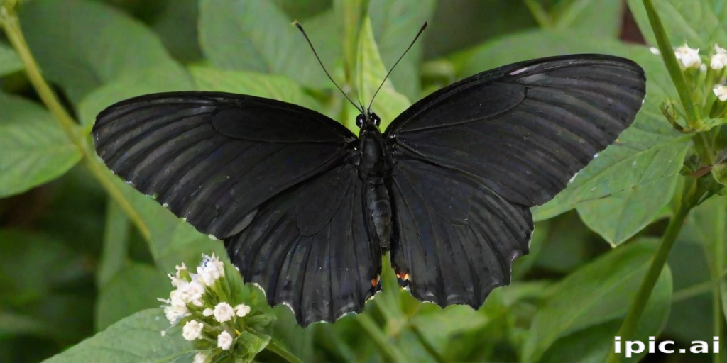 black butterfly