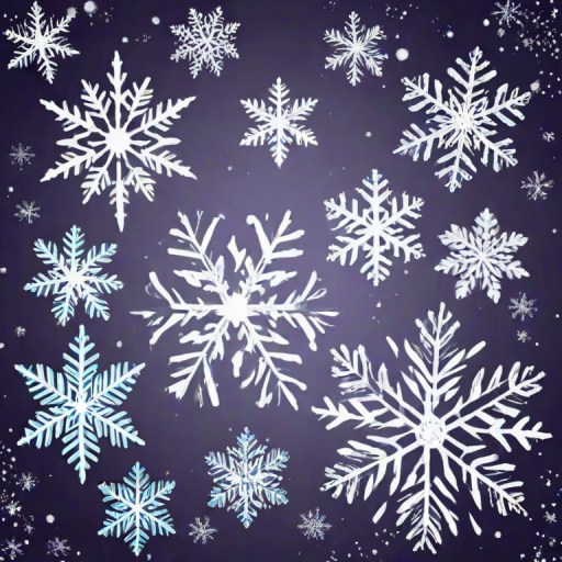 png snowflakes