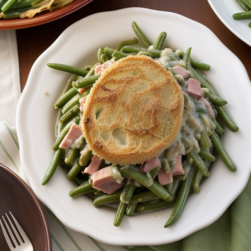 ham and green bean casserole