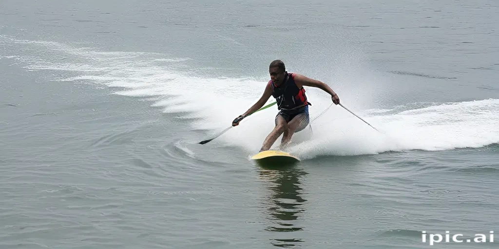 water skiing