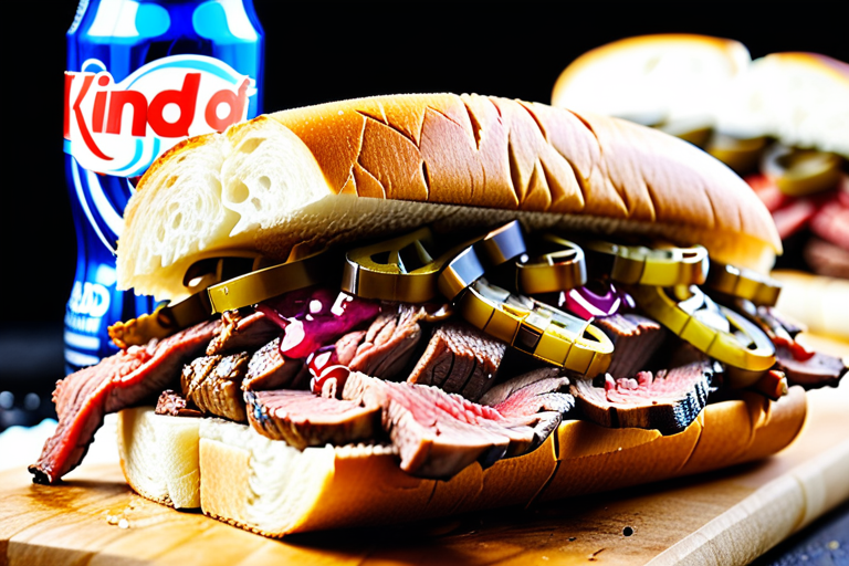 kind of soda steak or sandwich