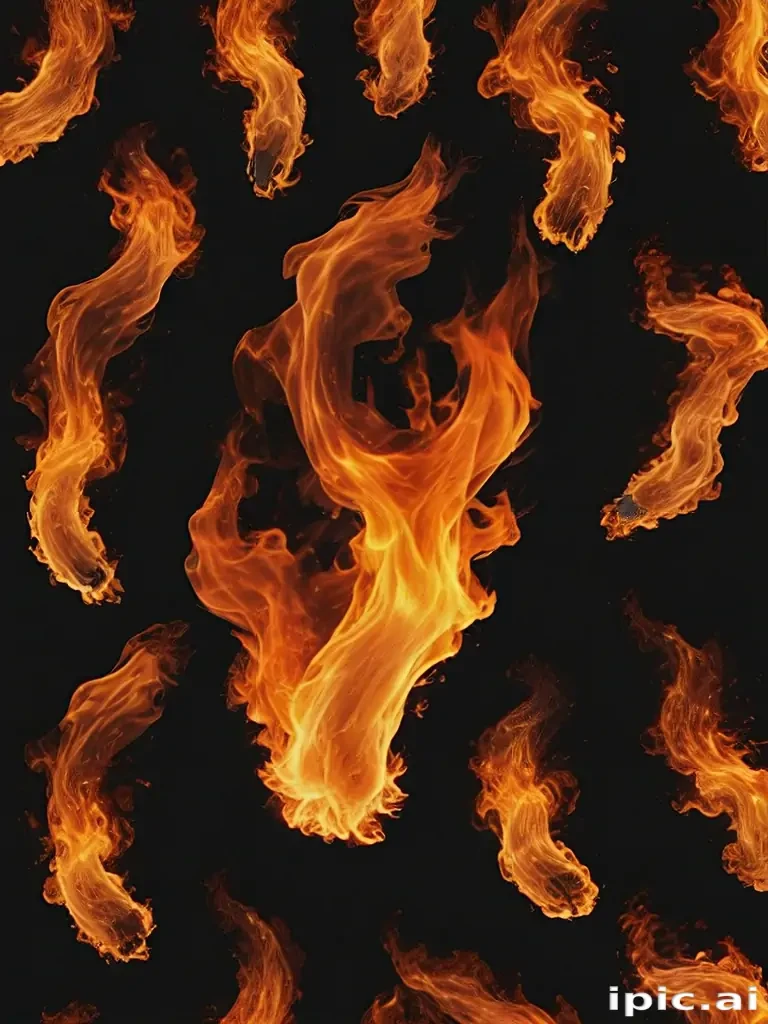 fire clear background