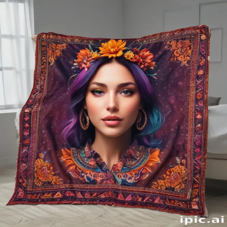 blanket mockup