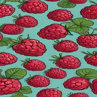 cartoon raspberry