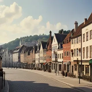 town background