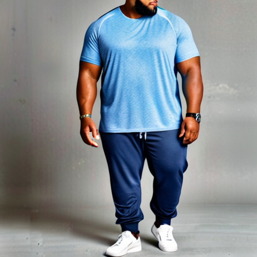 Fat guy hot sale in joggers