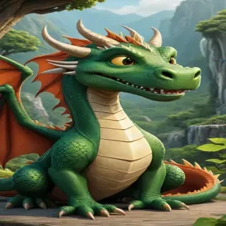 cartoon of a dragon