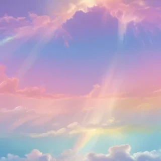 pastel rainbow bg